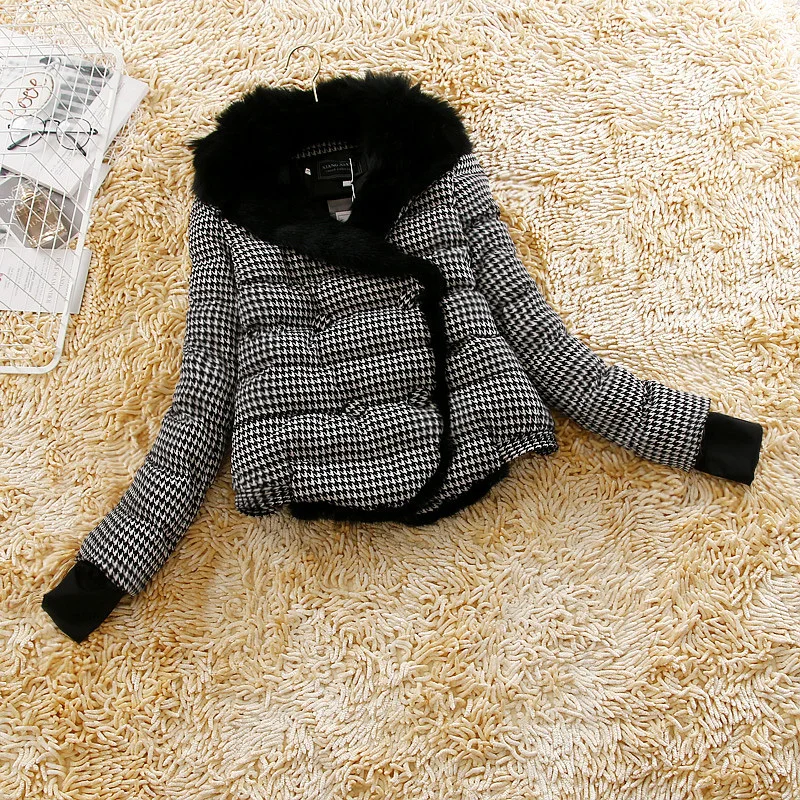 Winter Jacket Women Parka Fox Fur Collar Leopard Down Cotton Coat Short Puffer Korean Rabbit Fur Parkas Mujer 2020 J3729
Winter Jacket Women Parka Fox Fur Collar Leopard Down Cotton Coat Short Puffer Korean Rabbit Fur Parkas Mujer 2020 J3729