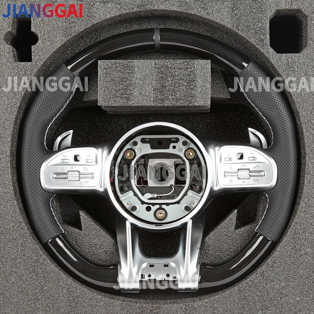 Car Alcantara Steering Wheel Perforated Leather Paint Fit For AMG All Series 2010-2021 Model Shift Paddle Sport Wheel
Car Alcantara Steering Wheel Perforated Leather Paint Fit For AMG All Series 2010-2021 Model Shift Paddle Sport Wheel