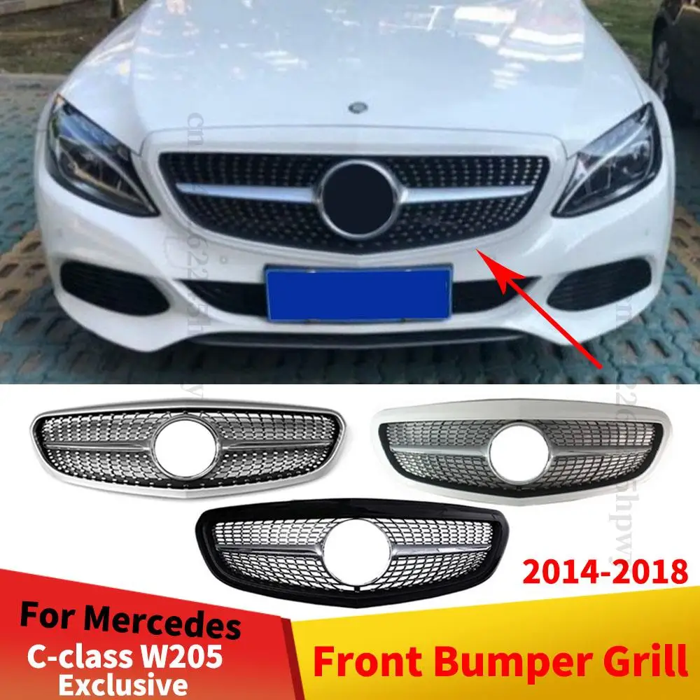Front Diamond Grille Racing Grill Decoration Body Kit For Mercedes Benz C W205 Exclusive Elegance 2014-2018 C220 C250 C300 C350
Front Diamond Grille Racing Grill Decoration Body Kit For Mercedes Benz C W205 Exclusive Elegance 2014-2018 C220 C250 C300 C350