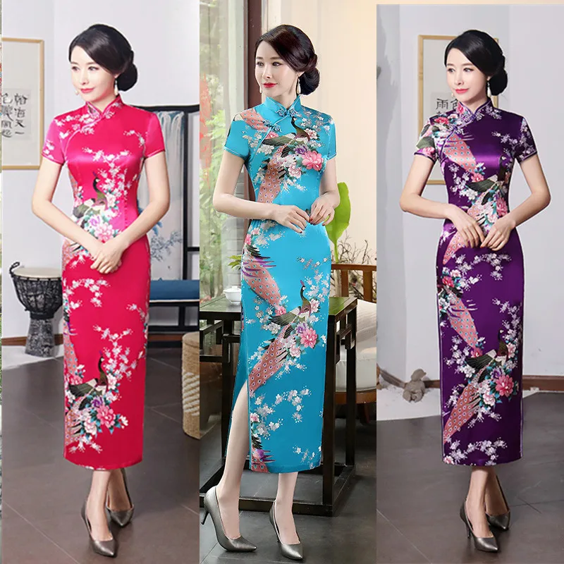 XL cheongsam women new retro slim Chinese style old Shanghai catwalk show qipao dress daily short sleeve mother wear cheongsam
XL cheongsam women new retro slim Chinese style old Shanghai catwalk show qipao dress daily short sleeve mother wear cheongsam