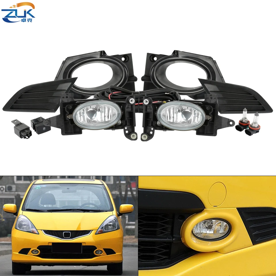 ZUK Auto Front Fog Light Upgrade Kit Set For Honda For Fit Sport / Jazz Sport GE8 2009-2011 With Wire Switch Bulb Trim Cover
ZUK Auto Front Fog Light Upgrade Kit Set For Honda For Fit Sport / Jazz Sport GE8 2009-2011 With Wire Switch Bulb Trim Cover