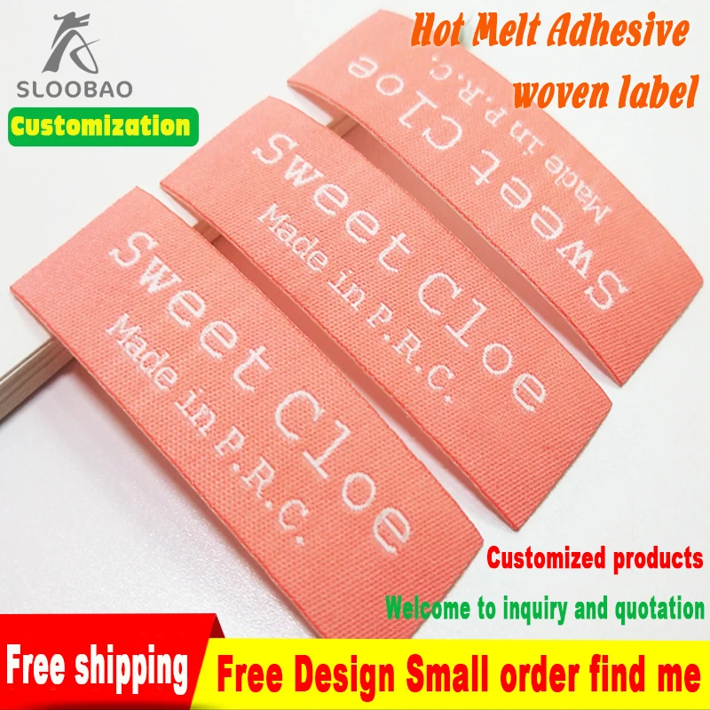 Customized Iron On Clothing WovenLabels With Brand Name Hot Melt Glue Heating Adhesive Garment Labels/Tags Can Sewing Iron Past
Customized Iron On Clothing WovenLabels With Brand Name Hot Melt Glue Heating Adhesive Garment Labels/Tags Can Sewing Iron Past