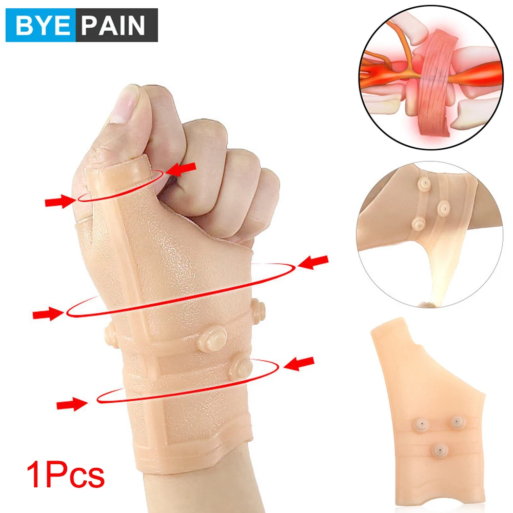 1Pcs Silicone Wrist Brace with Magnets, Stabilizing Hand Thumb Support Gloves, for Finger Arthritis Pressure Pain Relief
1Pcs Silicone Wrist Brace with Magnets, Stabilizing Hand Thumb Support Gloves, for Finger Arthritis Pressure Pain Relief