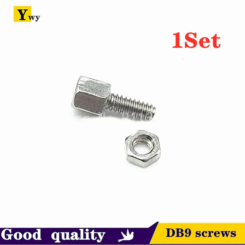20sets screw 5+7mm DB9 screw DB head series fixing screw + nut Serial port screw/stud
20sets screw 5+7mm DB9 screw DB head series fixing screw + nut Serial port screw/stud