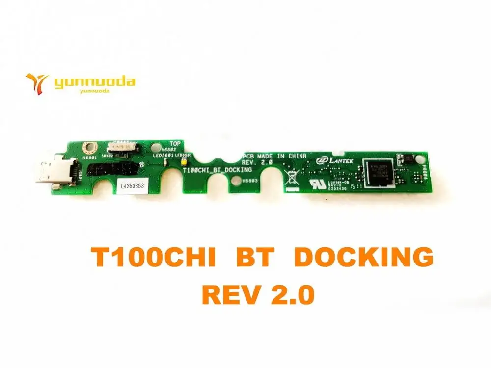 Original for T100CHI USB Charger Jack Dock Port T100CHI BT DOCKING REV 2.0 tested good free shipping
Original for T100CHI USB Charger Jack Dock Port T100CHI BT DOCKING REV 2.0 tested good free shipping