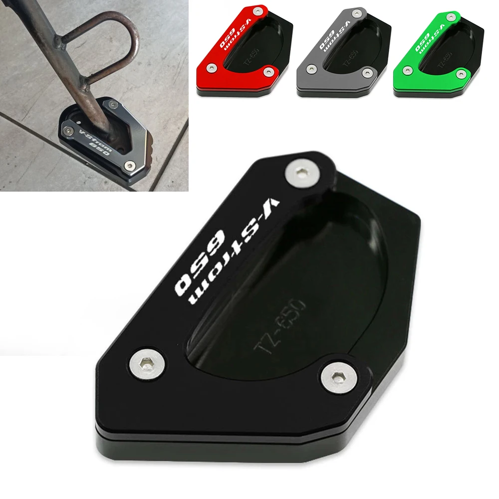 For SUZUKI V-STROM 650 /XT VSTROM DL 650 DL650 V STROM650 2004-2023 Motorcycle Foot Side Stand Enlarger CNC Kickstand Plate Pad
For SUZUKI V-STROM 650 /XT VSTROM DL 650 DL650 V STROM650 2004-2023 Motorcycle Foot Side Stand Enlarger CNC Kickstand Plate Pad