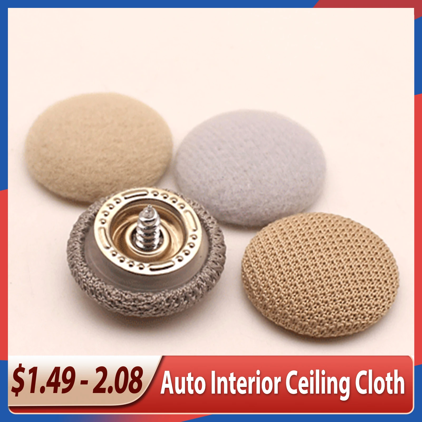 Universal Auto Interior Ceiling Cloth Fixing Screw Cap Roof Repair Buckle Durable Practical Tightening For All Kinds Car Simple
Universal Auto Interior Ceiling Cloth Fixing Screw Cap Roof Repair Buckle Durable Practical Tightening For All Kinds Car Simple