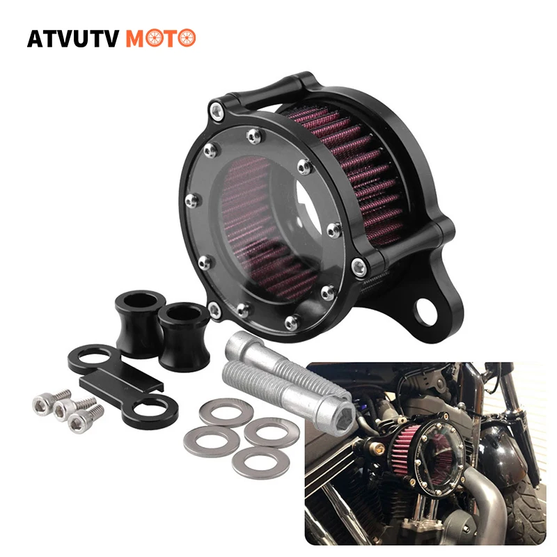 Motorcycle Air Filter CNC Air Cleaner Intake System Kit For Harley Sportster XL883 XL1200 Iron 883 48 72 Seventy-Two 1991-2016
Motorcycle Air Filter CNC Air Cleaner Intake System Kit For Harley Sportster XL883 XL1200 Iron 883 48 72 Seventy-Two 1991-2016