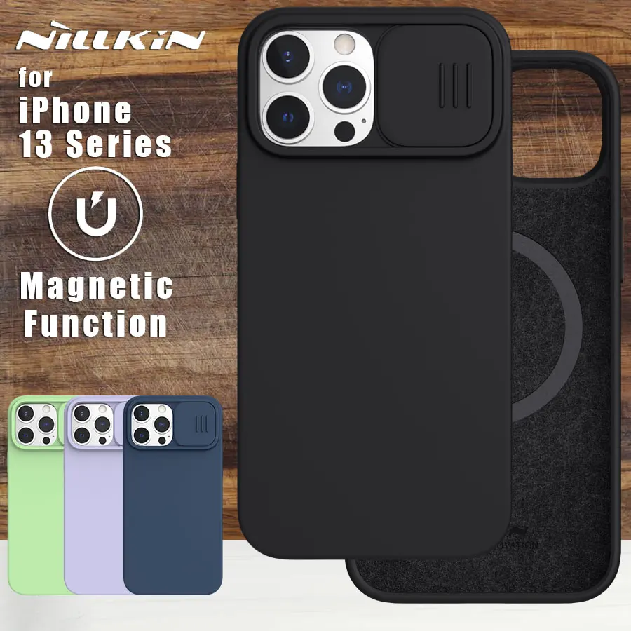 Чехол Nillkin для iPhone 14 13 Pro Max Plus, магнитный мягкий силиконовый защитный чехол Magsafe для iPhone 13 Pro
Чехол Nillkin для iPhone 14 13 Pro Max Plus, магнитный мягкий силиконовый защитный чехол Magsafe для iPhone 13 Pro