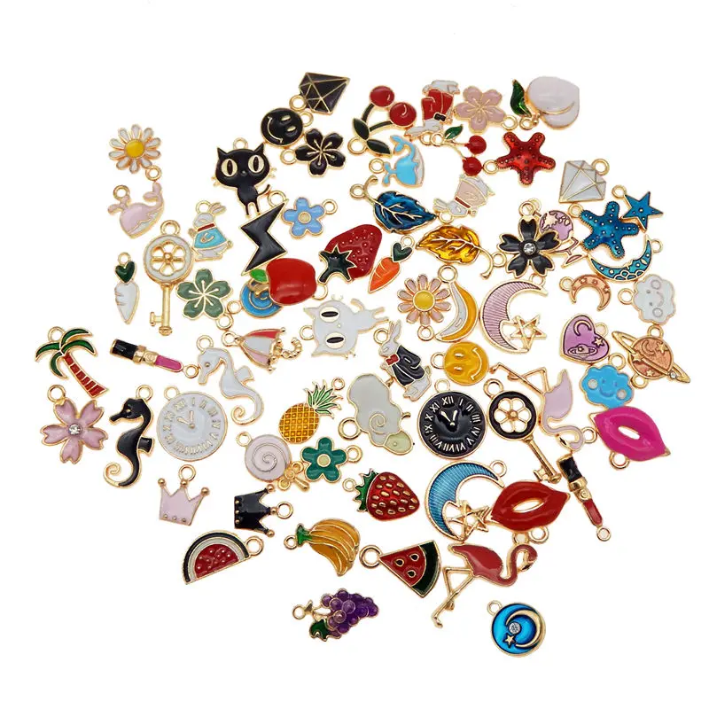 Julie Wang 60pcs Mix Enamel Charms Alloy Star Flower Fruit Animal Pendant For Bracelet Jewelry Making Accessory
Julie Wang 60pcs Mix Enamel Charms Alloy Star Flower Fruit Animal Pendant For Bracelet Jewelry Making Accessory