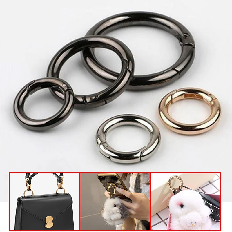 2pcs Zinc Alloy Spring Buckle Openable Circle O Ring Metal Keyring Open Loop Leather Bag Hardware Accessories Hooks
2pcs Zinc Alloy Spring Buckle Openable Circle O Ring Metal Keyring Open Loop Leather Bag Hardware Accessories Hooks