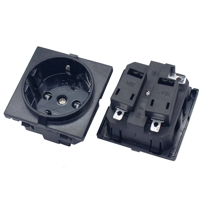 Rich bay RG-02 European Germany waterproof schuko socket outlet snap in receptacle for UPS
Rich bay RG-02 European Germany waterproof schuko socket outlet snap in receptacle for UPS