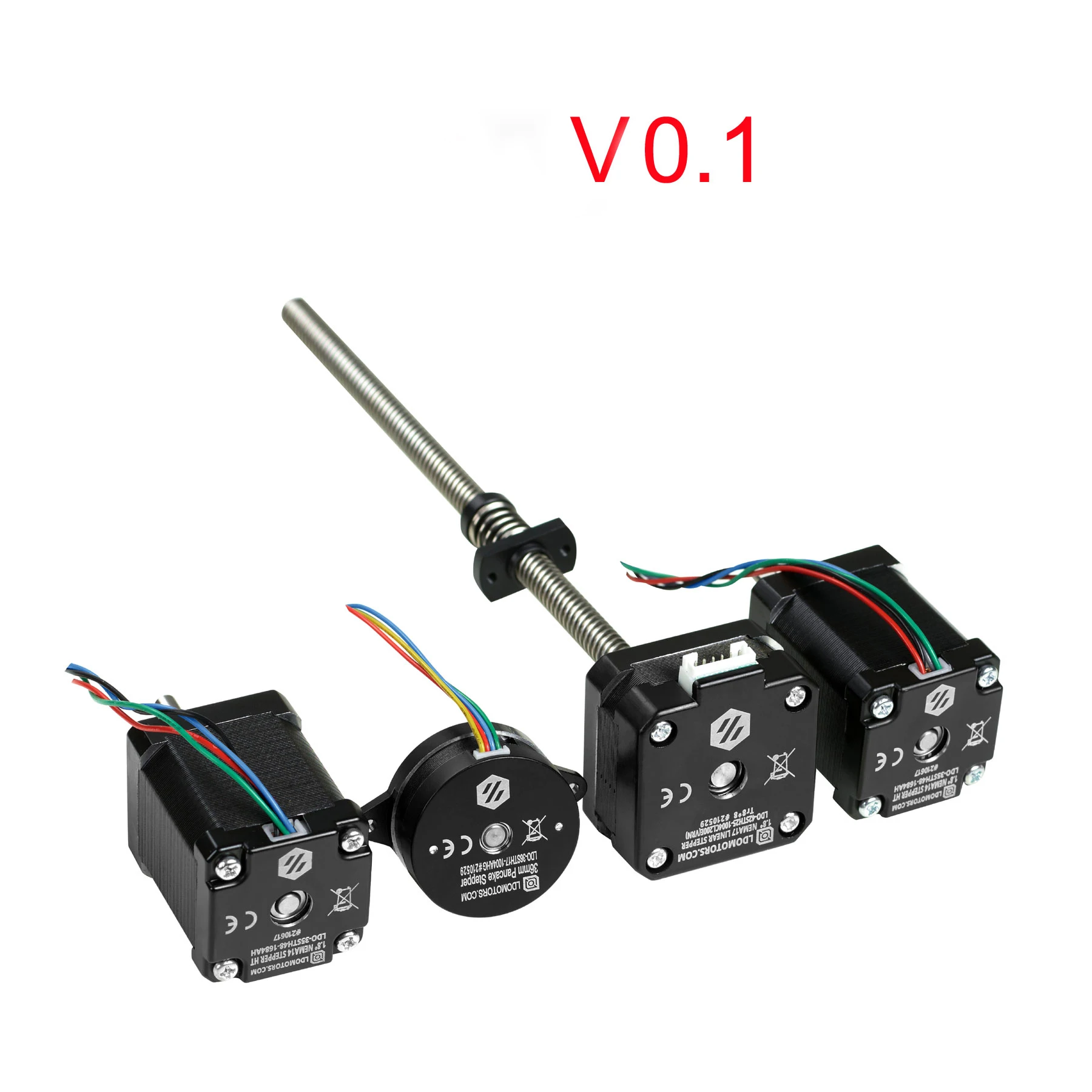 Blurolls Voron 0.2 Salad Fork Motors kit Voron0.2 LDO Nema14 Motors Lead Screw NEMA17 linear Stepper Motor 42STH25-1004CL200E
Blurolls Voron 0.2 Salad Fork Motors kit Voron0.2 LDO Nema14 Motors Lead Screw NEMA17 linear Stepper Motor 42STH25-1004CL200E