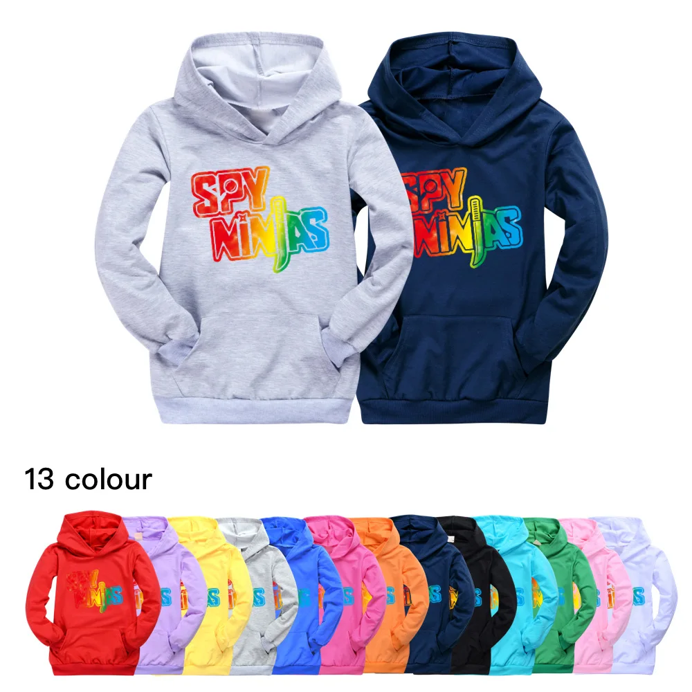 Spy Ninjas Pocket Sweater for Boys Girls Hoodie Baby Boys Clothes Kids Sweatshirt Cartoon Toddler Child Clothes Fall Hooded
Spy Ninjas Pocket Sweater for Boys Girls Hoodie Baby Boys Clothes Kids Sweatshirt Cartoon Toddler Child Clothes Fall Hooded