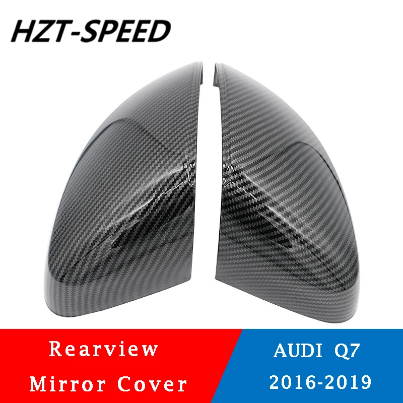 Black Silver Carbon Fiber ABS Material Q7 Rearview Mirror Cover For Audi 2016-2019 Decorative Protector
Black Silver Carbon Fiber ABS Material Q7 Rearview Mirror Cover For Audi 2016-2019 Decorative Protector