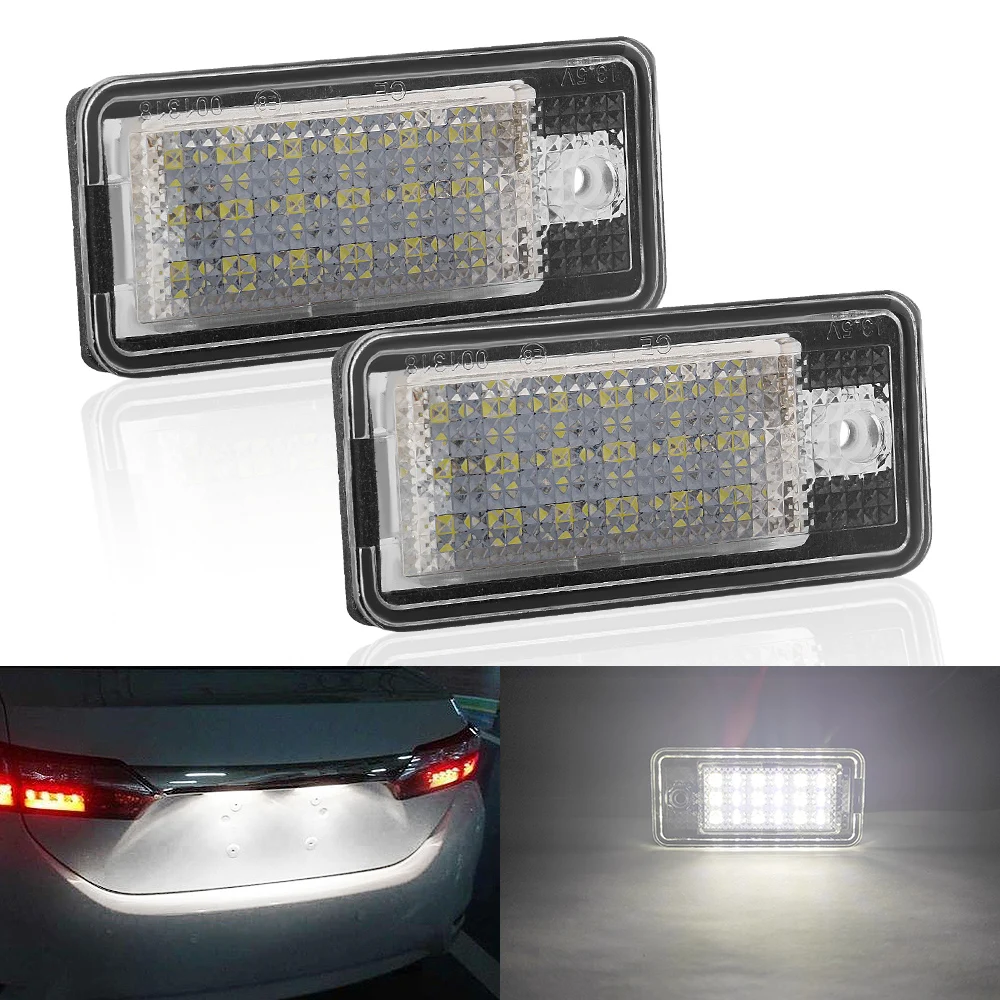Светодиодный номерной знак Canbus, 2 шт., лампа для номерного знака 18SMD 12 В для Audi A4 A6 A8 Q7 RS4 RS6 A3 2004 2005 2006 2007 2008 2009
Светодиодный номерной знак Canbus, 2 шт., лампа для номерного знака 18SMD 12 В для Audi A4 A6 A8 Q7 RS4 RS6 A3 2004 2005 2006 2007 2008 2009