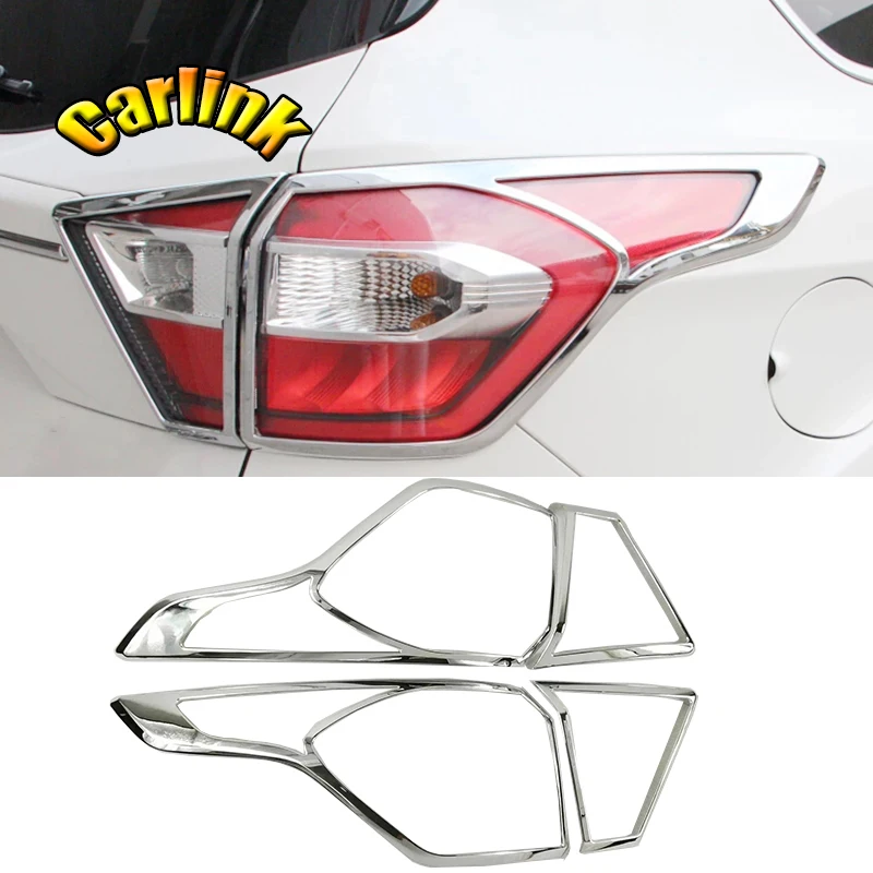 For Ford Kuga Escape 2017 ABS Chrome After Rear Tail Lights Lamp Covers Frame Trim Car Quality Styling Sequins
For Ford Kuga Escape 2017 ABS Chrome After Rear Tail Lights Lamp Covers Frame Trim Car Quality Styling Sequins
