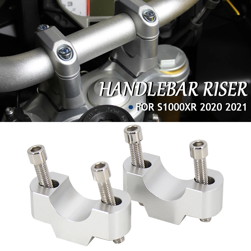 New Black / Silver Motorcycle Handlebar Riser Handle Bar Clamp Extend Adapter For BMW S1000XR S 1000 XR S1000 XR 2020 2021
New Black / Silver Motorcycle Handlebar Riser Handle Bar Clamp Extend Adapter For BMW S1000XR S 1000 XR S1000 XR 2020 2021
