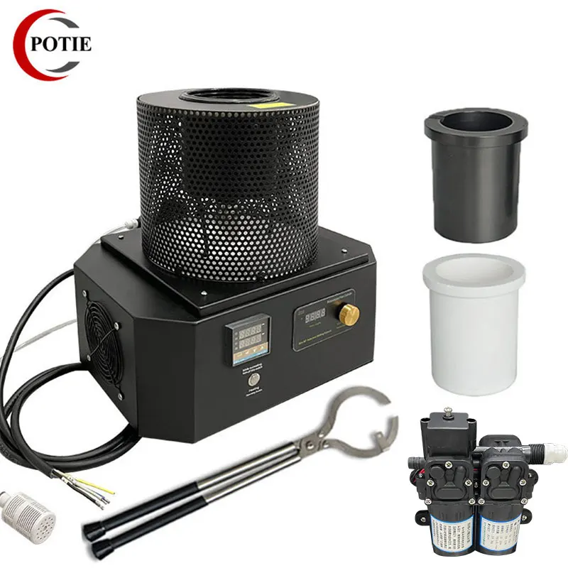 4KG Melting Furnace 1200 Degrees Gold Smelting Machine for Casting Silver Precious Metal Jewelry Foundry Tool Device
4KG Melting Furnace 1200 Degrees Gold Smelting Machine for Casting Silver Precious Metal Jewelry Foundry Tool Device