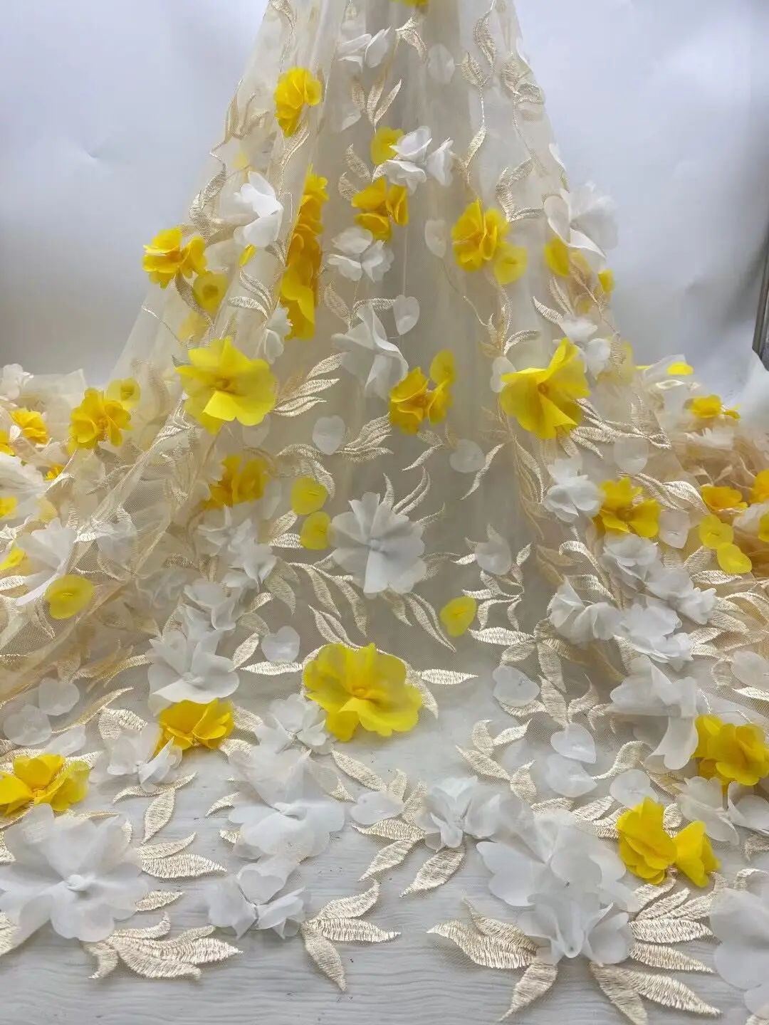 Nigerian Net Mesh Lace Fabric Top Selling 3D flowers L-388686 Lace Fabrics High Quality African French Tulle Lace Fabric
Nigerian Net Mesh Lace Fabric Top Selling 3D flowers L-388686 Lace Fabrics High Quality African French Tulle Lace Fabric