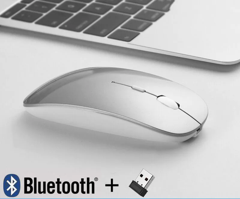 Перезаряжаемая Беспроводная Bluetooth 2,4 мышь 2 в 1 3,0G для ПК Android Windows XP/ Vista / Win7
Перезаряжаемая Беспроводная Bluetooth 2,4 мышь 2 в 1 3,0G для ПК Android Windows XP/ Vista / Win7