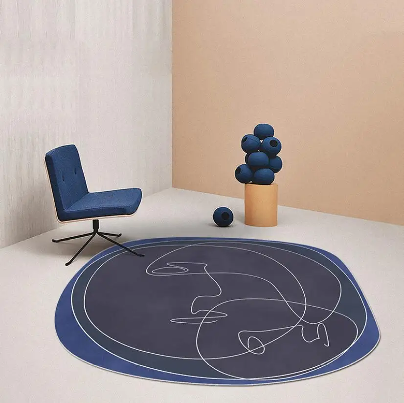 Nordic Art Round Carpet Rug Door Mat Modern Carpets for Living Room Area Rug Bedroom Anti-Slip Floor Rug Mat Tapete Home Textile
Nordic Art Round Carpet Rug Door Mat Modern Carpets for Living Room Area Rug Bedroom Anti-Slip Floor Rug Mat Tapete Home Textile