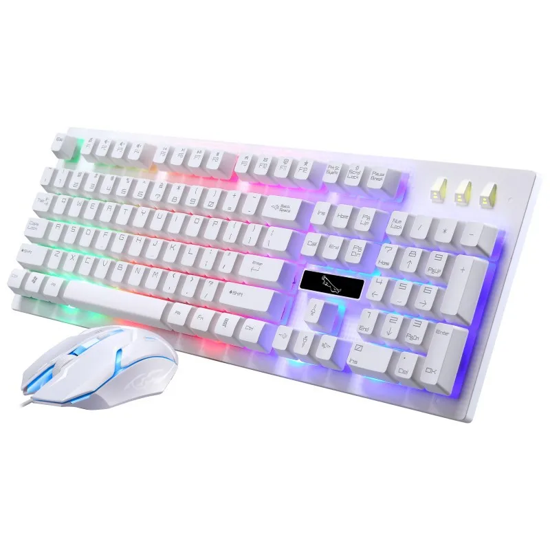 Chasing Light Leopard G20 Computer Keyboard and Mouse Set Game Mechanical Hand Feeling Keyboard and Mouse Luminous Game Keyboard
Chasing Light Leopard G20 Computer Keyboard and Mouse Set Game Mechanical Hand Feeling Keyboard and Mouse Luminous Game Keyboard