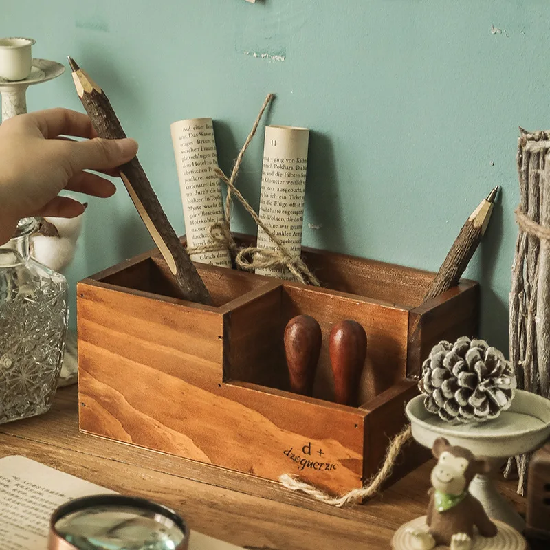 Make Up Organizer Box Storage Boxes Household Porch Key Desktop Shelf Wooden Stationery Pen Holder Bathroom Accessories Organize
Make Up Organizer Box Storage Boxes Household Porch Key Desktop Shelf Wooden Stationery Pen Holder Bathroom Accessories Organize