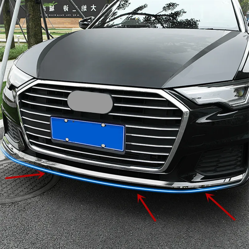 Front Bumper Trim Strips Stainless Steel 3Pcs For Audi A6 C8 2019 Car Styling Head Decoration Stickers Decals
Front Bumper Trim Strips Stainless Steel 3Pcs For Audi A6 C8 2019 Car Styling Head Decoration Stickers Decals