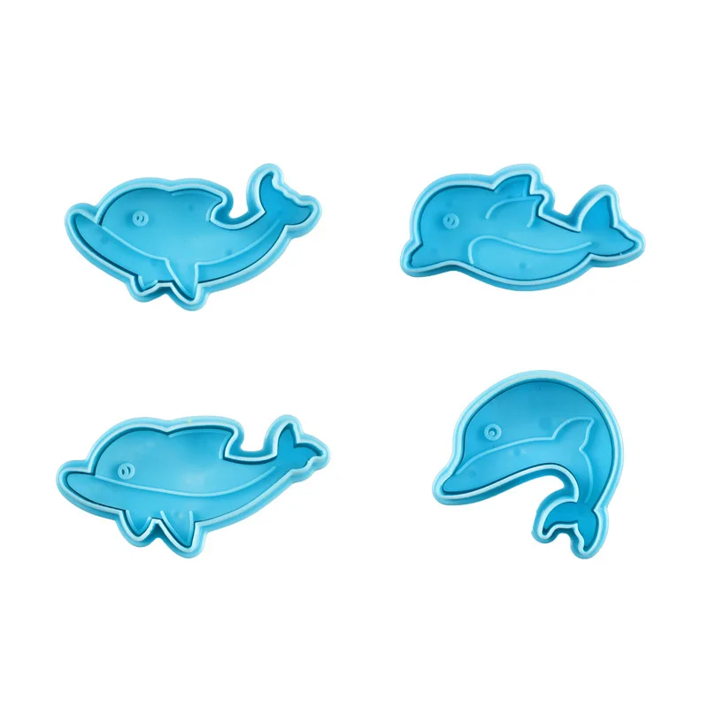 Plastic Dolphin Spring Mold Baking Tools, Cake Making Tool, Cookie Molds, Dough Cutting Die, Cookie Stamp, 4Pcs Set
Plastic Dolphin Spring Mold Baking Tools, Cake Making Tool, Cookie Molds, Dough Cutting Die, Cookie Stamp, 4Pcs Set