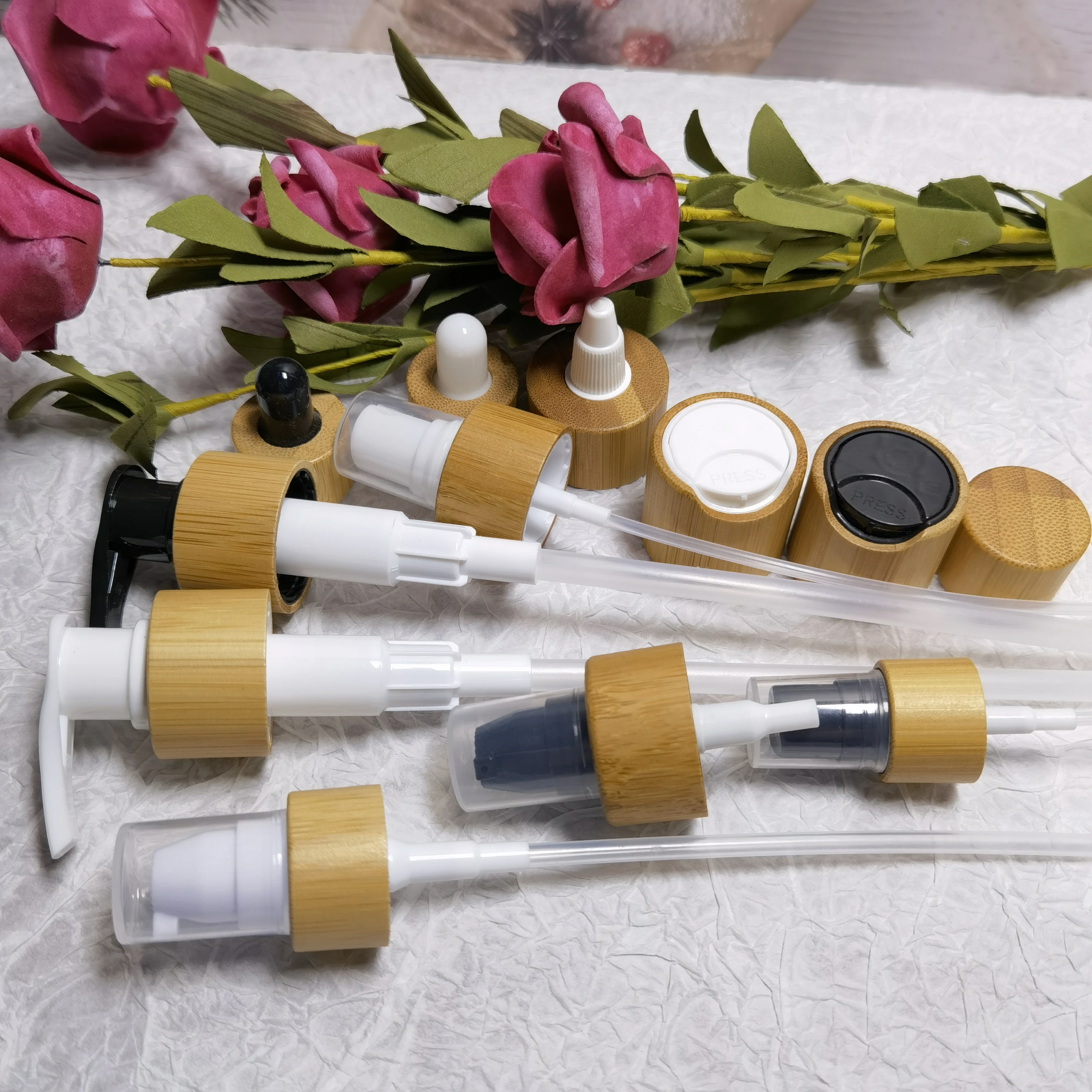 Wholesale 100PCS Hot Sell Cosmetic Bottle Bamboo Wooden Cap 20/410 24/410 Disc Pump Top Spray Lid shampoo loyion screw lids
Wholesale 100PCS Hot Sell Cosmetic Bottle Bamboo Wooden Cap 20/410 24/410 Disc Pump Top Spray Lid shampoo loyion screw lids