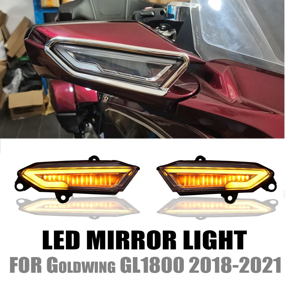Gold Wing Motorcycle LED Front Side Rearview Mirror Turn Signal Indicator Light For Honda Goldwing GL1800 GL 1800 F6B 2018-2020
Gold Wing Motorcycle LED Front Side Rearview Mirror Turn Signal Indicator Light For Honda Goldwing GL1800 GL 1800 F6B 2018-2020