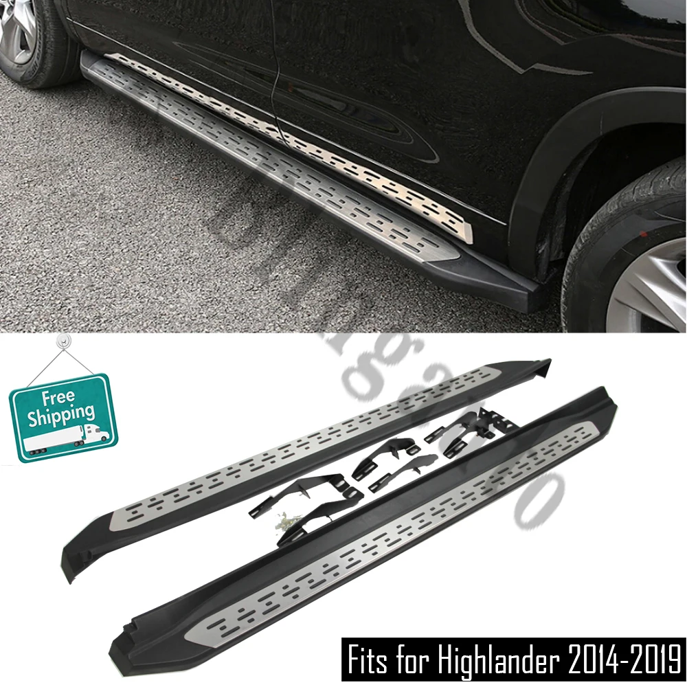 Подножка подходящая для T.oyota Highlander 2014-2019 2 шт. Левая Правая боковая подножка nerf панель Автомобильная педаль боковая лестница боковая подножка
Подножка подходящая для T.oyota Highlander 2014-2019 2 шт. Левая Правая боковая подножка nerf панель Автомобильная педаль боковая лестница боковая подножка