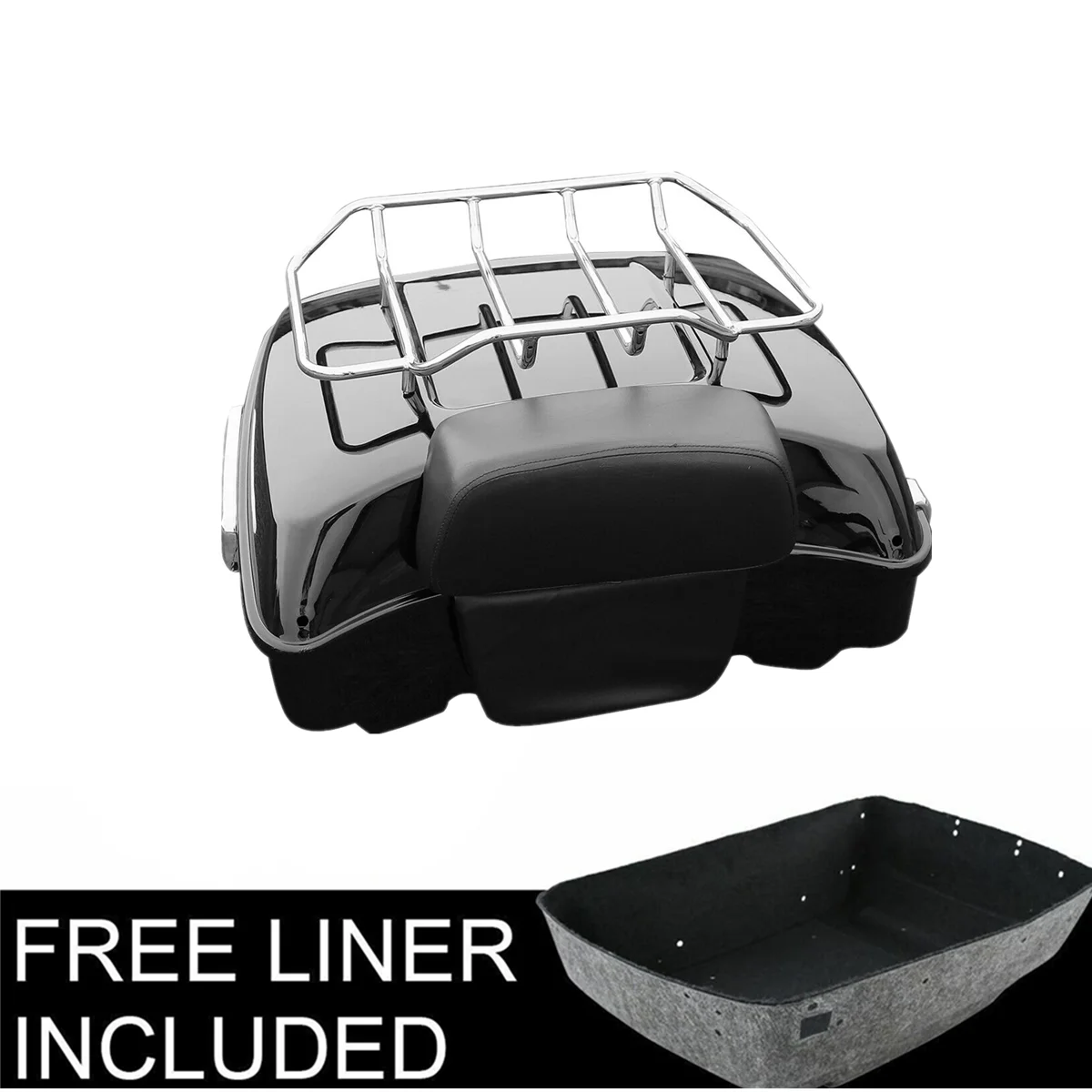 Мотоциклетный багажник Chopped Pack со спинкой для бритвы для Harley Touring Tour Pack Road King Electra Glide Road Glide 2014-2024
Мотоциклетный багажник Chopped Pack со спинкой для бритвы для Harley Touring Tour Pack Road King Electra Glide Road Glide 2014-2024