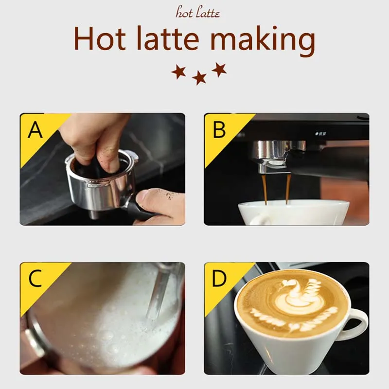 20 Bar Espresso Coffee Machine Semi Automatic Italian Type Coffee Maker Machine With Milk Frother Cappuccino Latte Mocha 220V
20 Bar Espresso Coffee Machine Semi Automatic Italian Type Coffee Maker Machine With Milk Frother Cappuccino Latte Mocha 220V