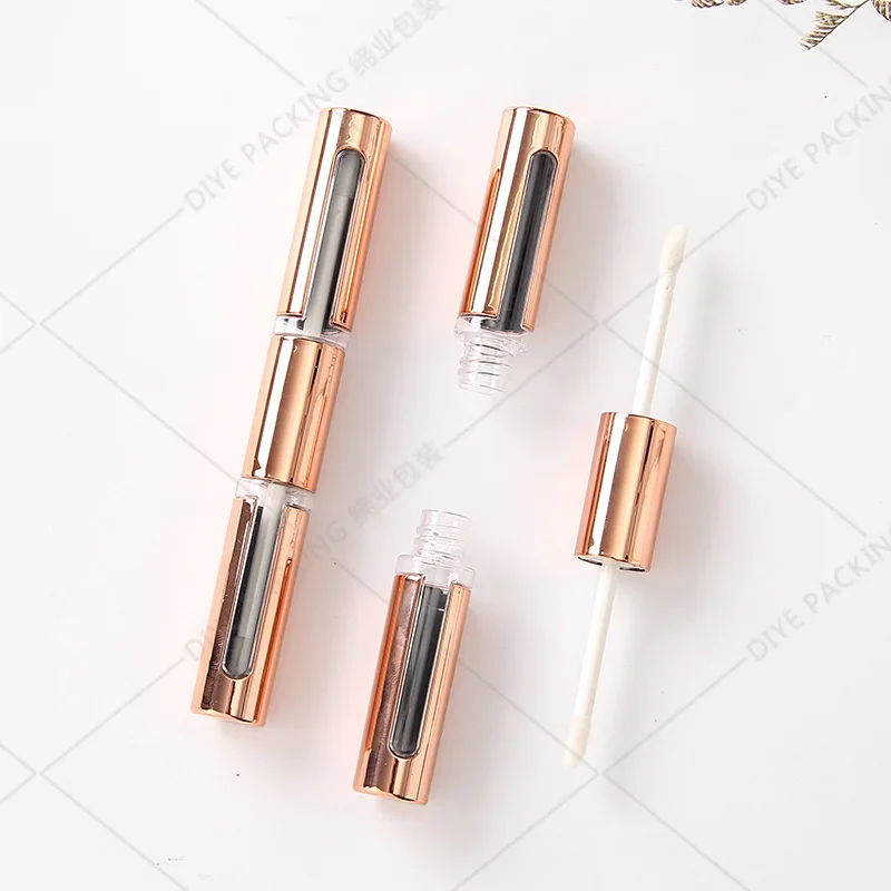 Lip Gloss Tube 20/40/60pcs Double Head Rose Gold Lipstick Packaging Container Empty Lipgloss Tube Bottle Double Head 5+5ml
Lip Gloss Tube 20/40/60pcs Double Head Rose Gold Lipstick Packaging Container Empty Lipgloss Tube Bottle Double Head 5+5ml