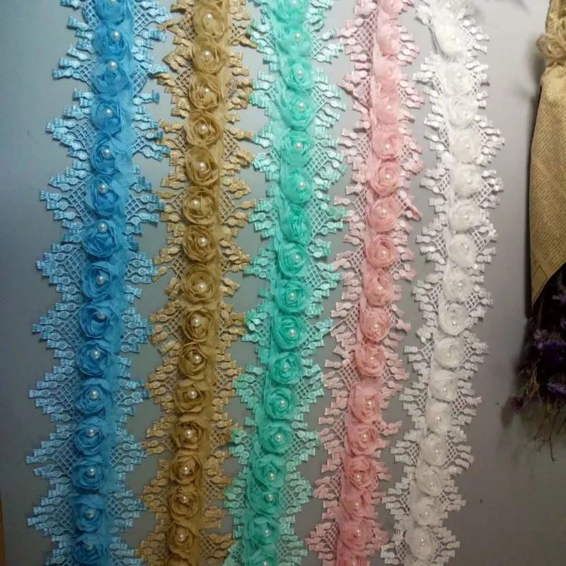 1 Yard 8cm Beaded Pearl Tassel 3D Rose Flowers Lace Trim Wedding Embroidered DIY Handmade Patchwork Ribbon Sewing Supplies Craft
1 Yard 8cm Beaded Pearl Tassel 3D Rose Flowers Lace Trim Wedding Embroidered DIY Handmade Patchwork Ribbon Sewing Supplies Craft