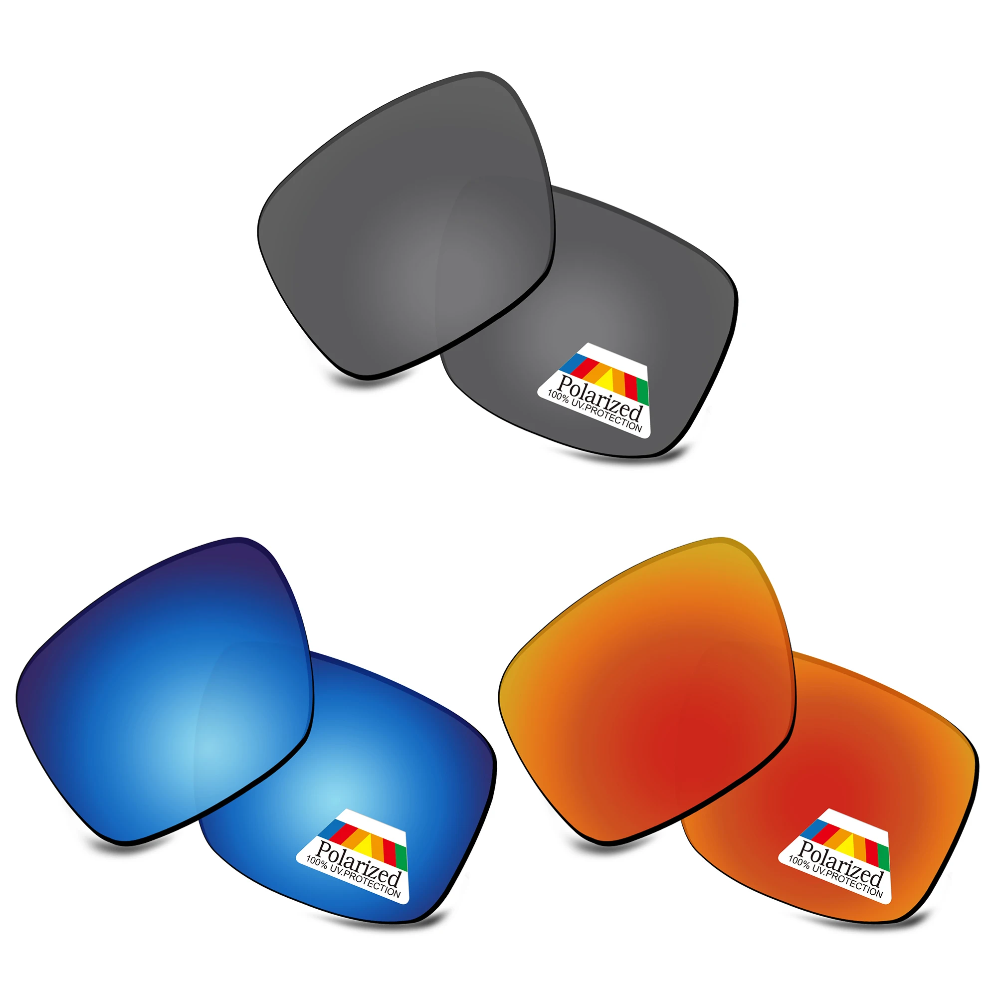Bwake 3 Pairs Black & Blue & Fire Red Polarized Replacement Lenses for-Oakley Sliver OO9262 Sunglasses Frame
Bwake 3 Pairs Black & Blue & Fire Red Polarized Replacement Lenses for-Oakley Sliver OO9262 Sunglasses Frame