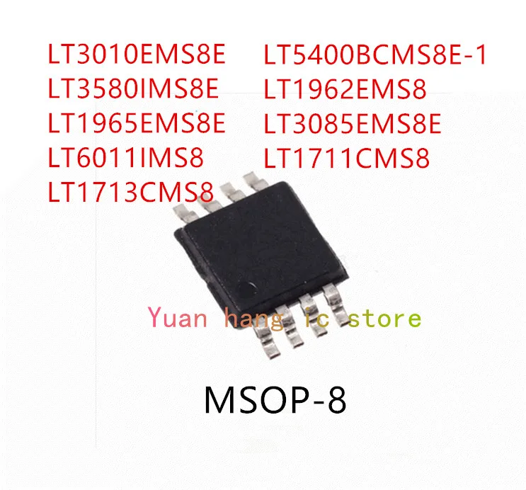 10 шт. LT3010EMS8E LT3580IMS8E LT1965EMS8E LT6011IMS8 LT1713CMS8 LT5400BCMS8E-1 LT1962EMS8 LT3085EMS8E LT1711CMS8 IC
10 шт. LT3010EMS8E LT3580IMS8E LT1965EMS8E LT6011IMS8 LT1713CMS8 LT5400BCMS8E-1 LT1962EMS8 LT3085EMS8E LT1711CMS8 IC