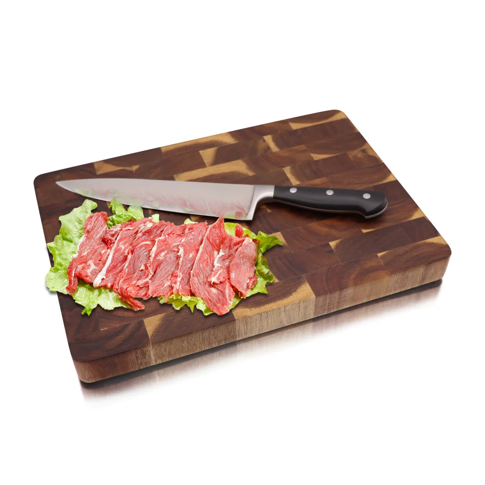 Jaswehome Premium End Grain Acacia Wood Cutting Board Serving Boards With Hand Grips Solid Sturdy Thick Chopping Blocks
Jaswehome Premium End Grain Acacia Wood Cutting Board Serving Boards With Hand Grips Solid Sturdy Thick Chopping Blocks