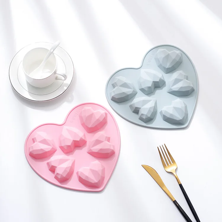 Silicone Chocolate Cake Mold 6 even Small Love Pudding Mold DIY baking Tools Ice Tray Home Baking Cooking Tool Kitchen Food Grad
Silicone Chocolate Cake Mold 6 even Small Love Pudding Mold DIY baking Tools Ice Tray Home Baking Cooking Tool Kitchen Food Grad