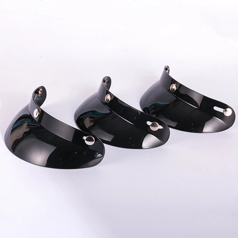 3-snap open face helmet visor vintage motorcycle helmets bubble shield black glasses retro lens for OF599
3-snap open face helmet visor vintage motorcycle helmets bubble shield black glasses retro lens for OF599