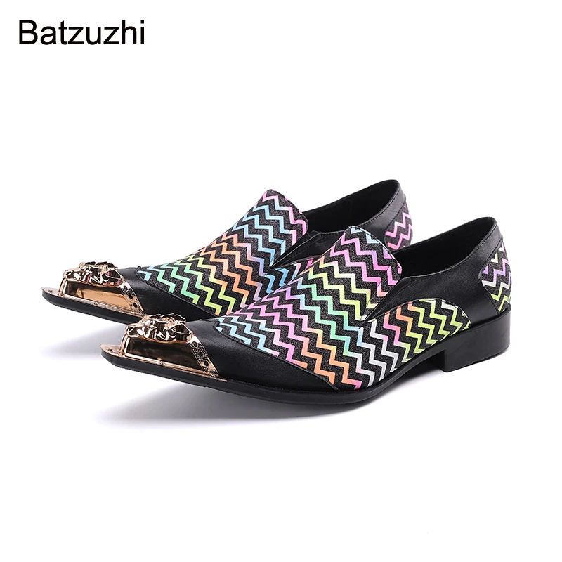 Batzuzhi Italian Style Men Shoes Formal Business Leather Dress Shoes Men Oxfords Color Party and Wedding Shoes Men, Big Size 46
Batzuzhi Italian Style Men Shoes Formal Business Leather Dress Shoes Men Oxfords Color Party and Wedding Shoes Men, Big Size 46