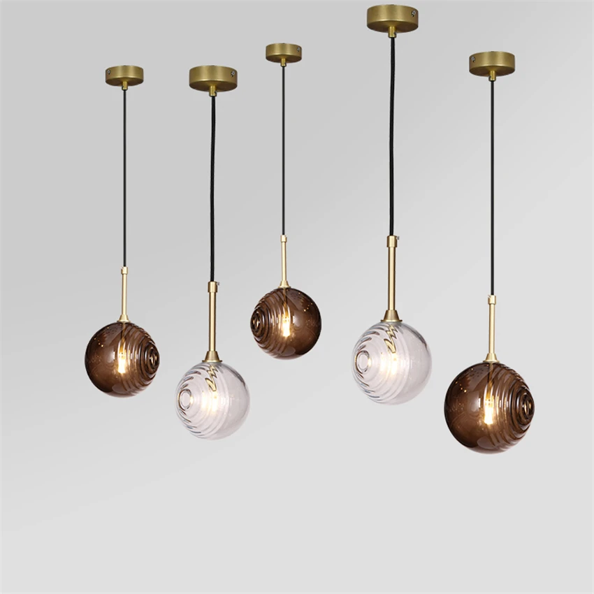Nordic Shell Pattern Coffee Glass Pendant Lights Restaurant Single-head Lamps Modern Bedroom Ball Hanging Lights Bar Fixtures
Nordic Shell Pattern Coffee Glass Pendant Lights Restaurant Single-head Lamps Modern Bedroom Ball Hanging Lights Bar Fixtures