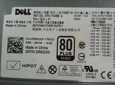 For Original DELL T7500 Workstation Power Supply NPS-1100BB N1100EF-00 1100W R622G
For Original DELL T7500 Workstation Power Supply NPS-1100BB N1100EF-00 1100W R622G