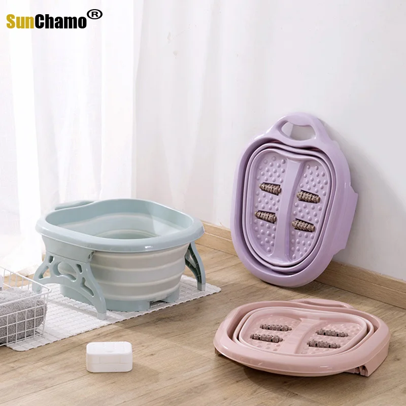 Folding Plastic Foot Soaking Barrel Massage Barrel Foot Bathtub Heightening Washing Barrel Large Household Foot Bath Barrel
Folding Plastic Foot Soaking Barrel Massage Barrel Foot Bathtub Heightening Washing Barrel Large Household Foot Bath Barrel