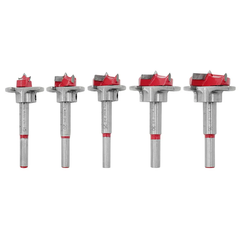 5pcs Hinge Boring Drill Bit Set Carpentry Wood Window Hole Cutter Auger Wooden Drilling 15-35mm Position Carbide Saw Rotary Tool
5pcs Hinge Boring Drill Bit Set Carpentry Wood Window Hole Cutter Auger Wooden Drilling 15-35mm Position Carbide Saw Rotary Tool
