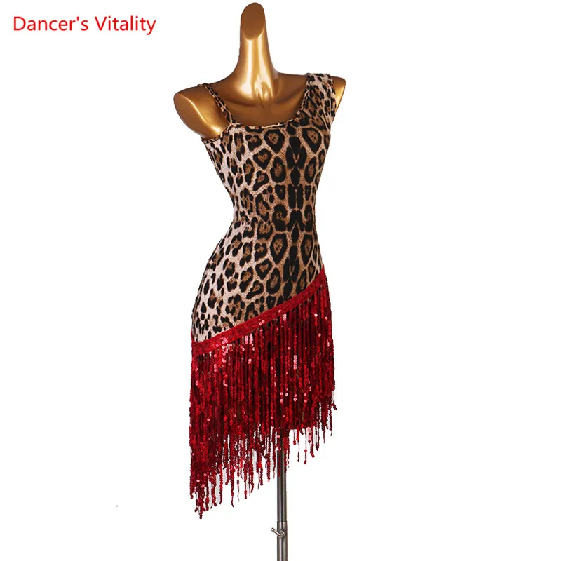 Latin Dance Dress Female Adult Sequined Tassel Dress Performance Clothes Kid's women latin chan-chan dance Professional Skirt
Latin Dance Dress Female Adult Sequined Tassel Dress Performance Clothes Kid's women latin chan-chan dance Professional Skirt