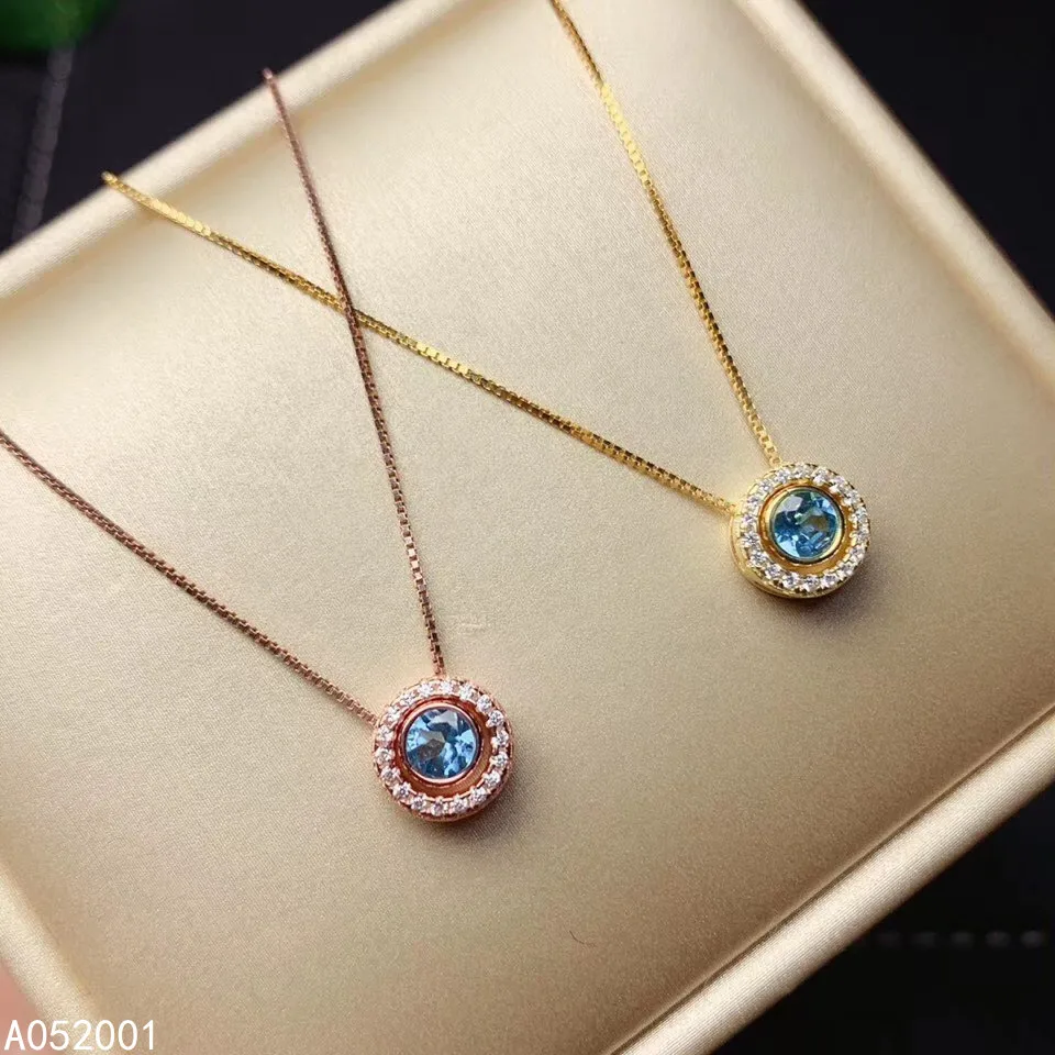 KJJEAXCMY fine jewelry natural blue topaz 925 sterling silver women pendant necklace chain support test noble
KJJEAXCMY fine jewelry natural blue topaz 925 sterling silver women pendant necklace chain support test noble
