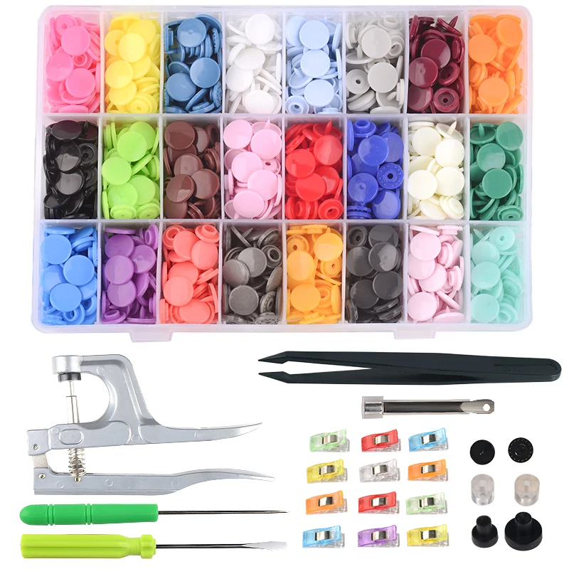 T5 Plastic Snap Button Set, Color Sewing Clip, With Home Tailor Pliers Tool Kit Easy Snap Button Replacement Sewing Storage Box
T5 Plastic Snap Button Set, Color Sewing Clip, With Home Tailor Pliers Tool Kit Easy Snap Button Replacement Sewing Storage Box